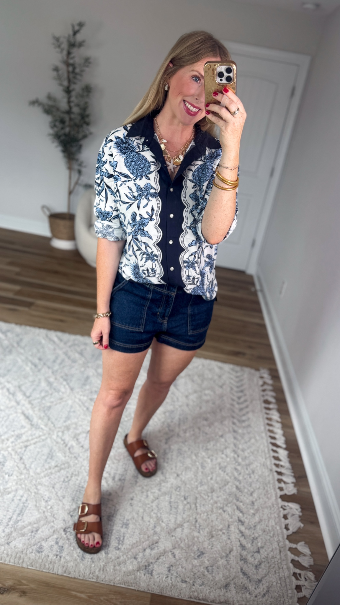 Daily try on, Walmart outfit, Walmart fashion, Walmart style, Walmart try on, free assembly, jean shorts

#LTKootd #LTKmomlife