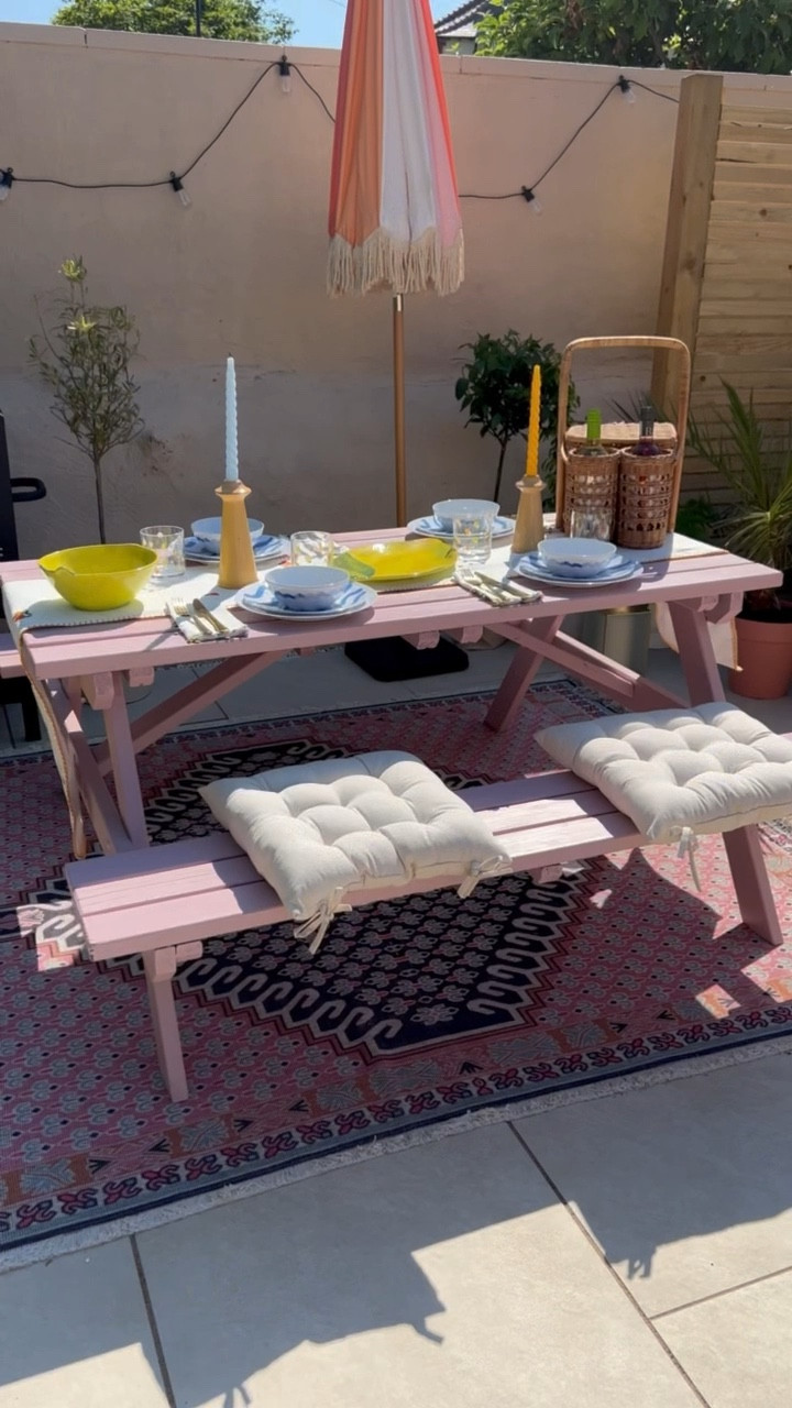 Alfresco dining, outdoor furniture, picnic, picnicware 

#LTKeurope #LTKhome