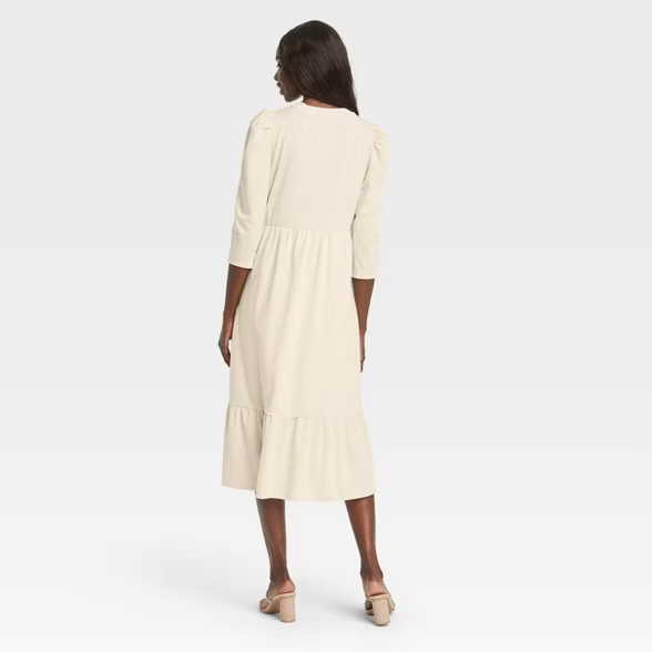 Women's Raglan Long Sleeve High Low Dress - Who What Wear™ | Target