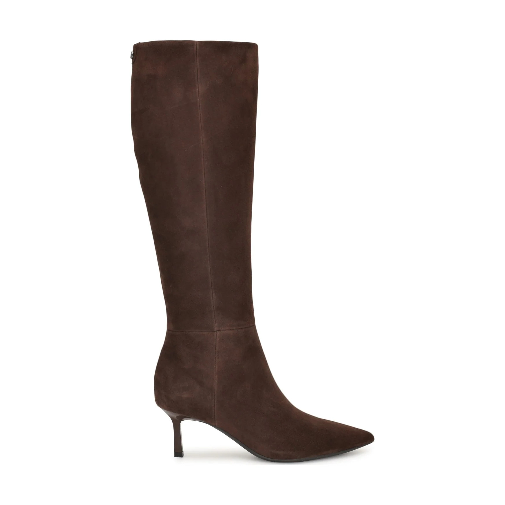 Women's Kimdee 9X9 Knee High Leather Boots - Dark Brown Suede | Nine West | Nine West (US)