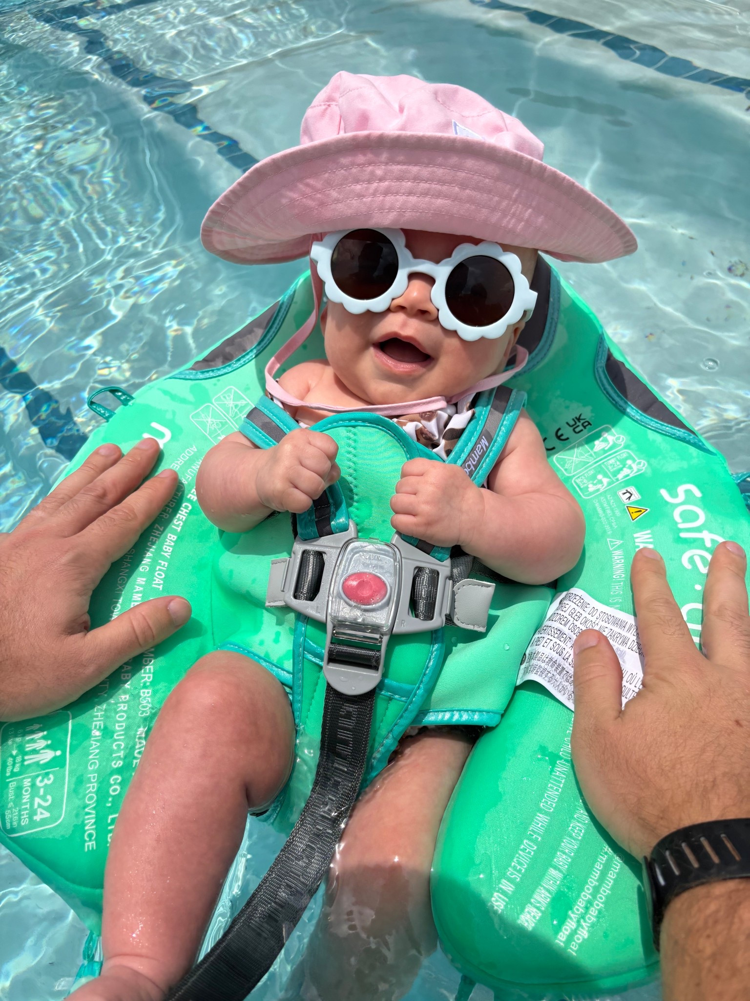 The perfect float for babies this summer! Took our 3 month old and she loved it  

#LTKFamily #LTKSummerEdit #LTKBaby
