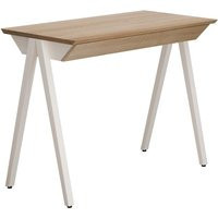 Wooden Office Desk Vogel S 100 cm X 50 cm, Solid Wood Desk, Simple Work From Home | Etsy (US)