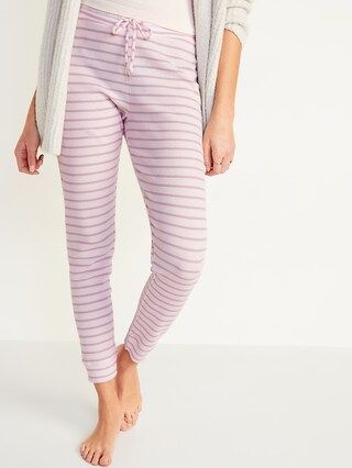 High-Waisted Thermal-Knit Jogger Lounge Pants for Women | Old Navy (US)