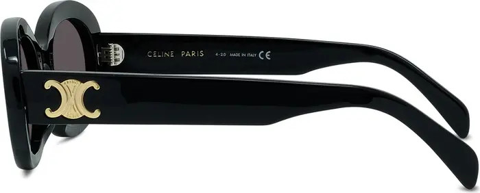 CELINE Triomphe 52mm Oval Sunglasses | Nordstrom | Nordstrom