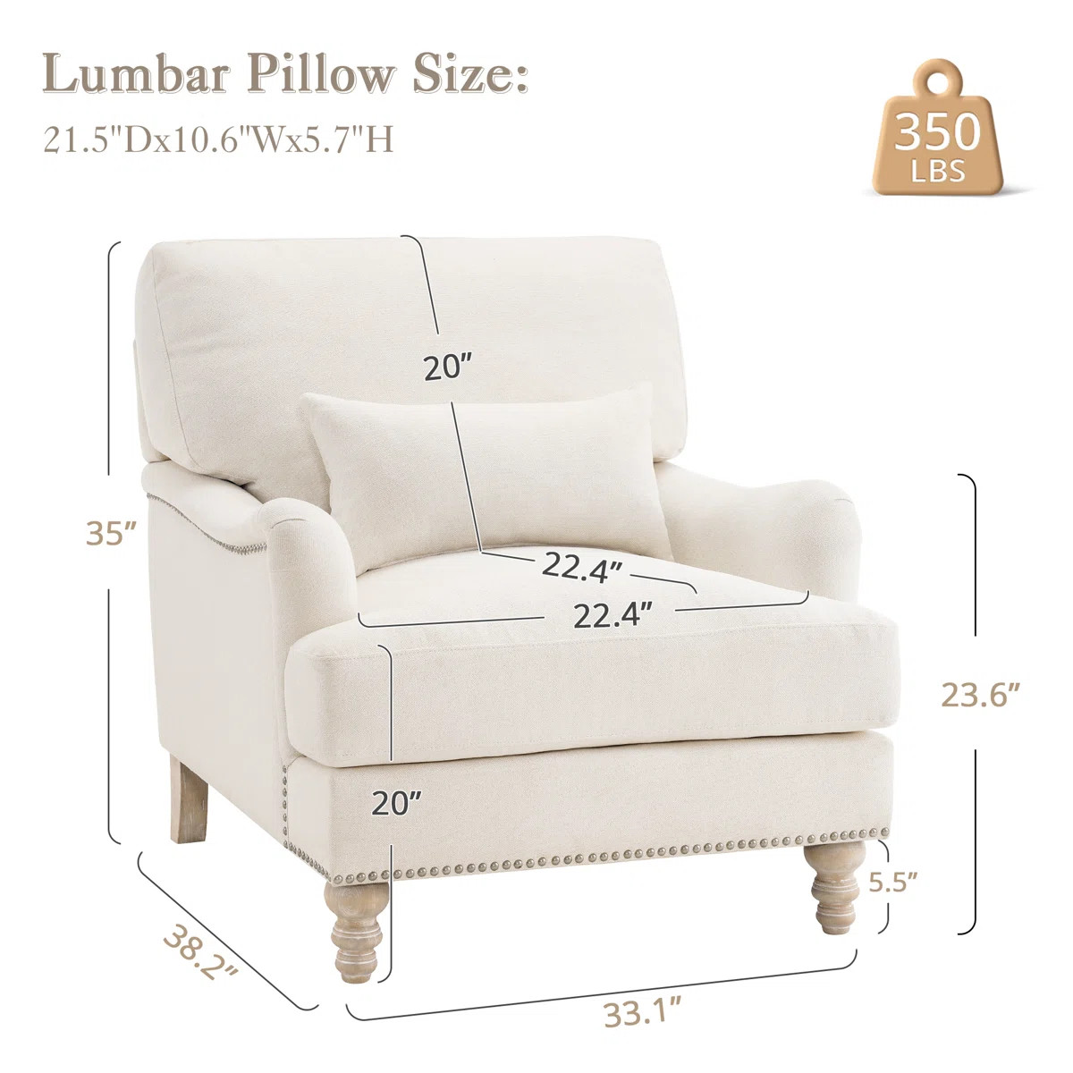 Salom Upholstered Armchair | Wayfair North America