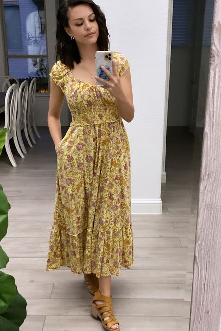 Love a good floral for spring! This dress is old, but is from #OldNavy and I’m wearing XS. I’ve linked some similar options! These are my fave spring/summer sandals. So comfy and can be dressed up or down!

#LTKSeasonal #LTKworkwear #LTKshoecrush