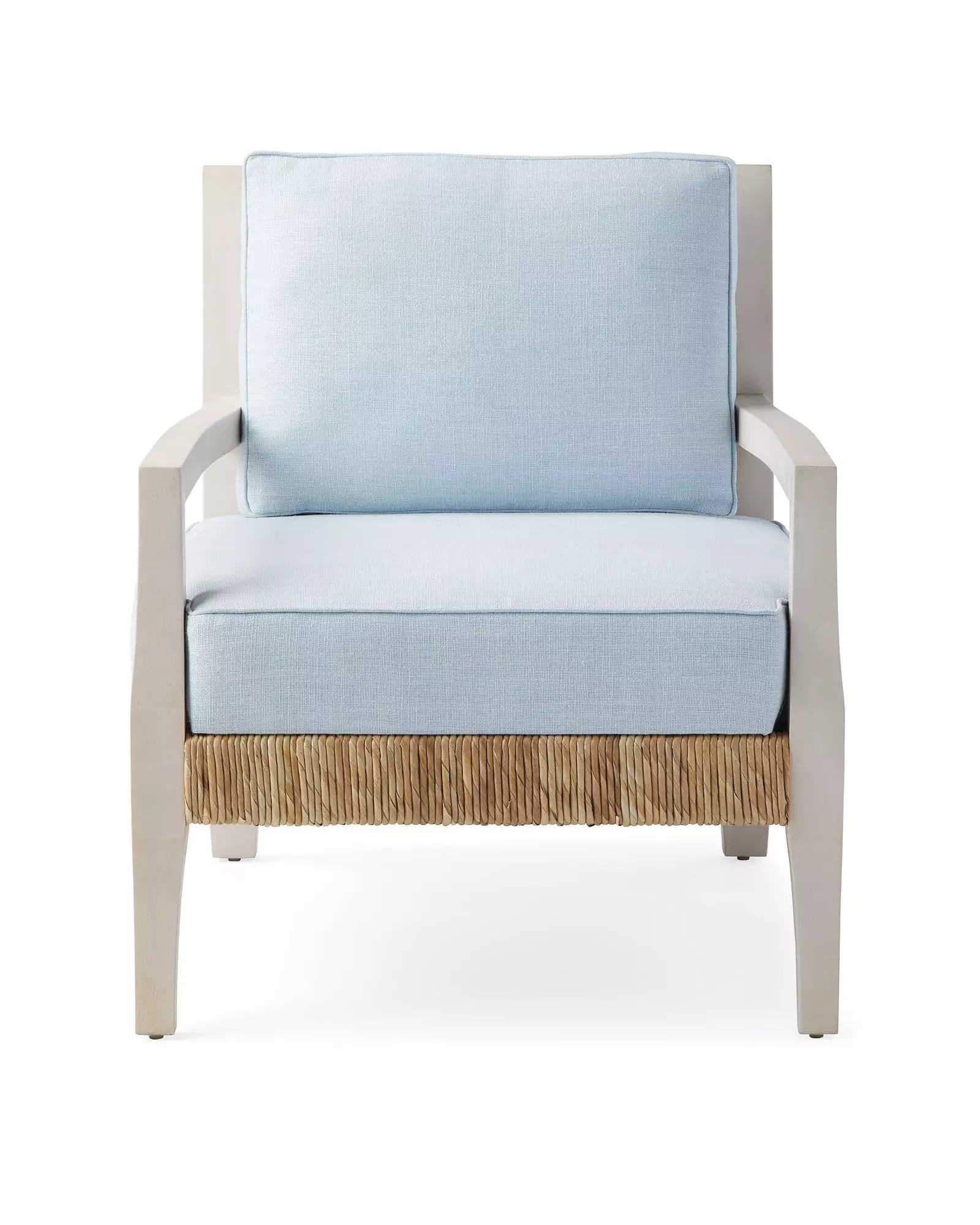 Comporta Lounge Chair - Washed White | Serena and Lily