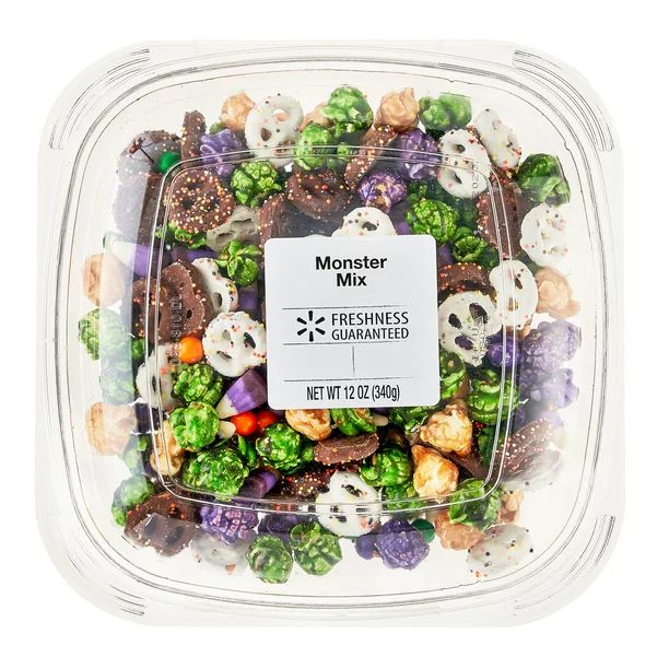 Freshness Guaranteed Monster Mash Glazed Popcorn & Candy Corn Snack Mix Bowl, 12 oz - Walmart.com | Walmart (US)