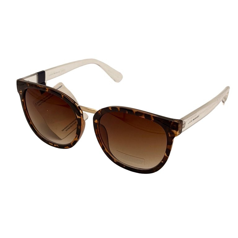 Lucky Brand Women Tortoise Crystal Plastic Square Sunglass, Brown Lens Tamarack | Walmart (US)