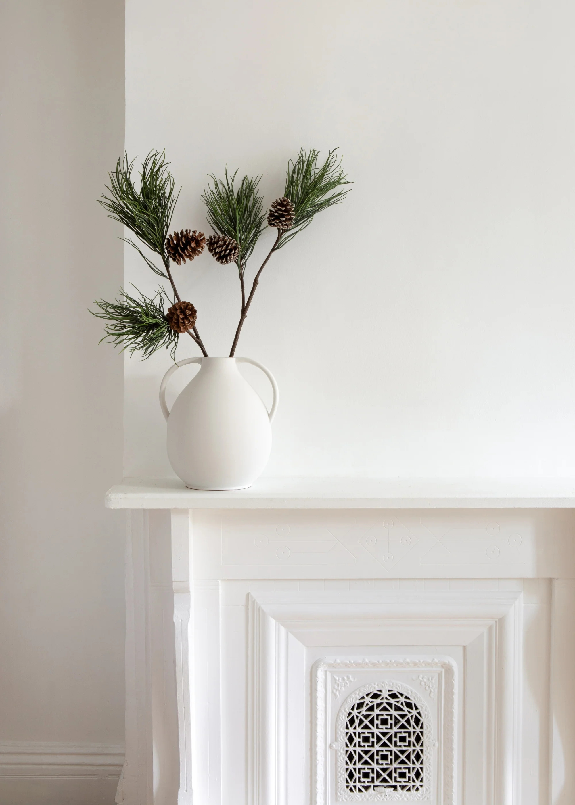 Tall Pine Branch with Cones | Faux Winter Greenery | Afloral | Afloral