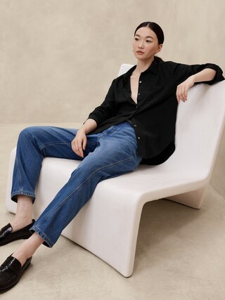 Classic Linen-Blend Shirt | Banana Republic Factory | Banana Republic Factory