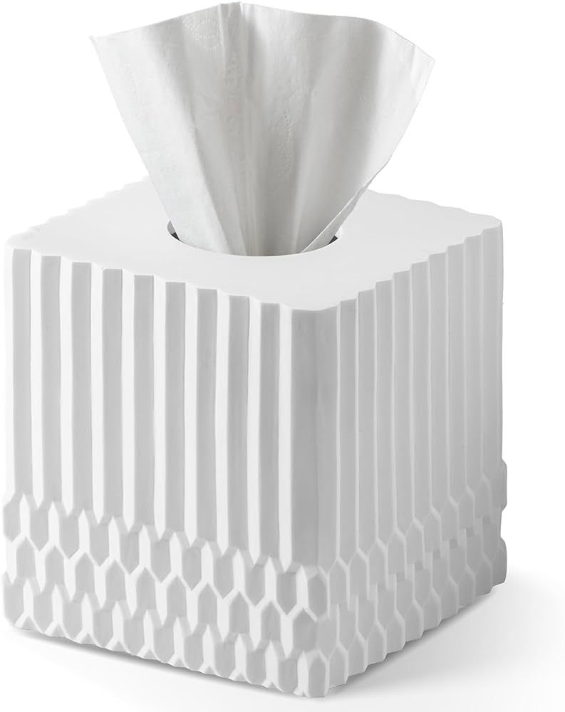 Tissue Box Cover Square for Home Decor,Tissue Box Holder for Bathroom Countertop,Tabletop,Bedside... | Amazon (US)