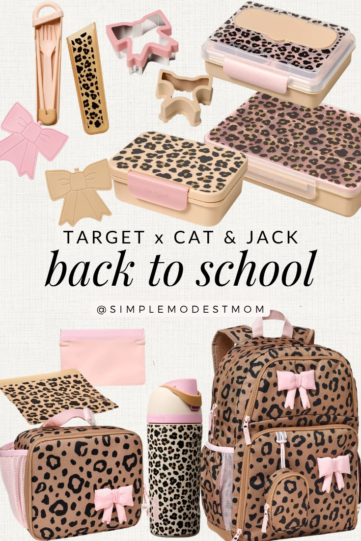 🎒✨ Back-to-School in Style! ✨🎒  

Get your little one ready for the new school year with the adorable Cat & Jack collection from Target! 🐆💖 Featuring a pretty leopard print with pink and tan accents, this lineup has everything you need:

👜 Stylish backpack & matching tote bag  
🍎 Lunch essentials to keep snacks fresh  
💧 Cute and durable water bottles

Make back-to-school shopping fun and fashionable—grab these must-haves before they’re gone! #BackToSchool #TargetStyle #CatAndJack #LeopardPrintLove￼￼￼

#LTKmomlife #LTKKids #LTKSeasonal