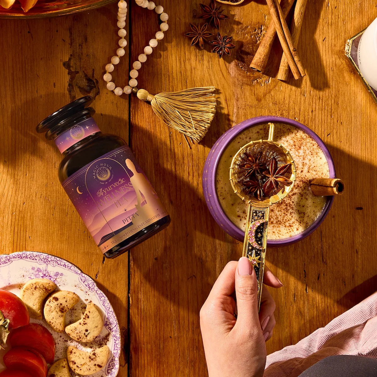 Pitta: Caffeine-Free Saffron Tea for Balancing Body, Mind & Emotions | Club Magic Hour