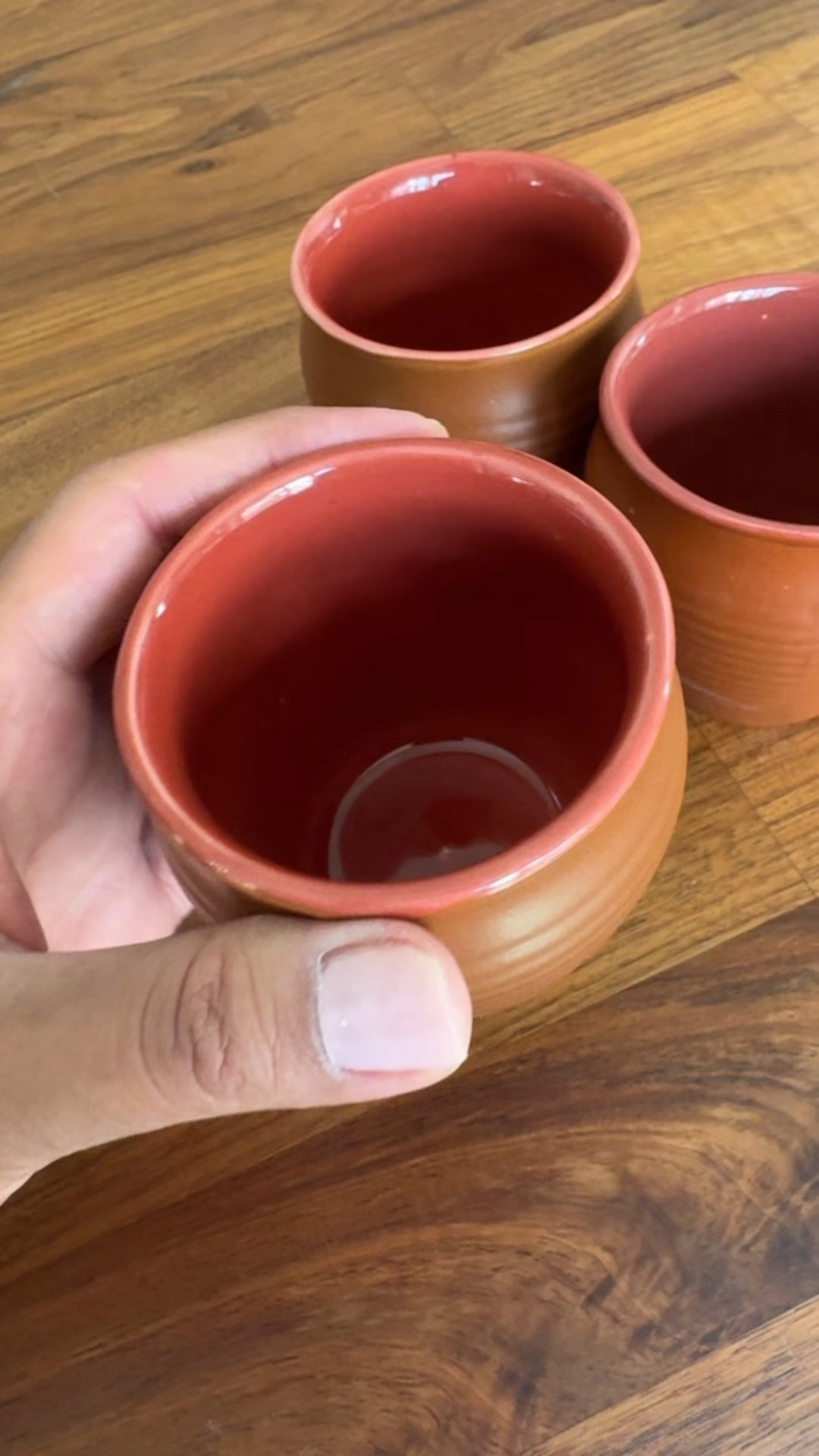 I cannot wait to drink my cha out of these! #cha #chai #tea #claycups