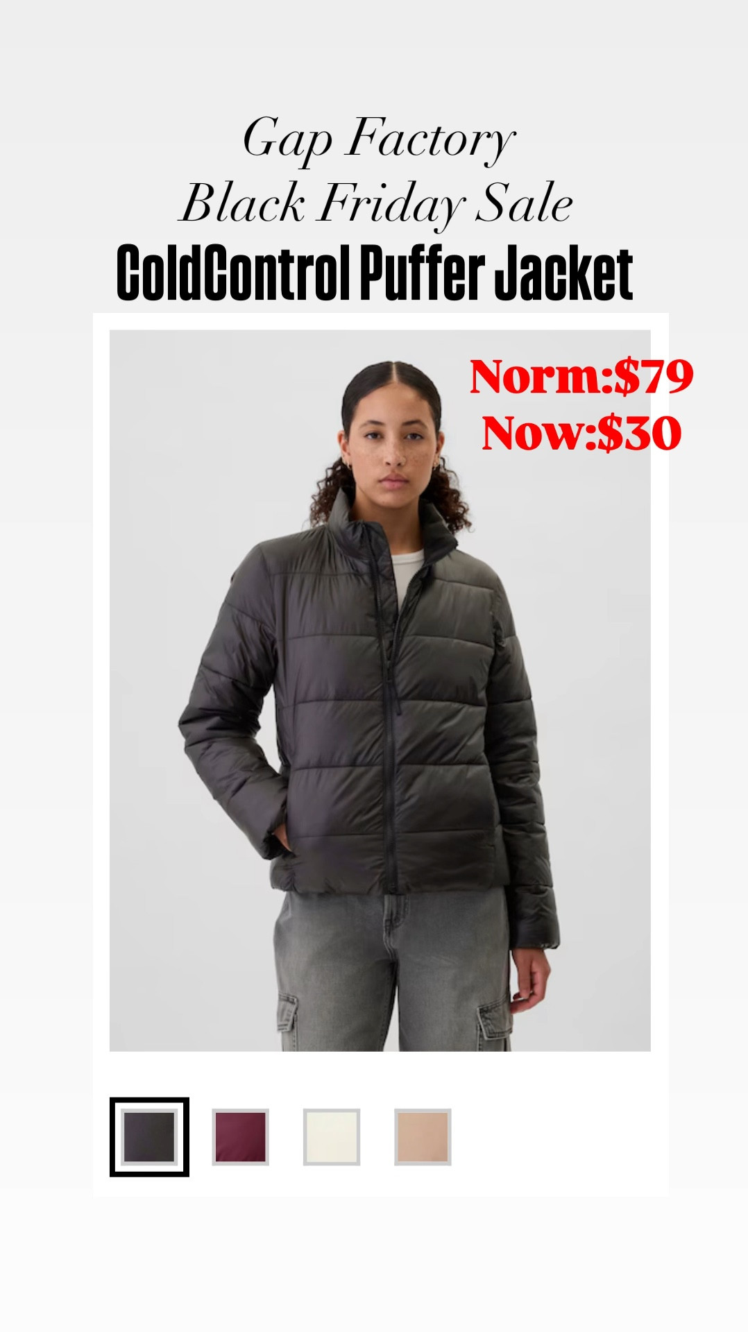 Black Friday Sale, loving this puffer jacket, comes in more colors and fits tts! 

Black Friday, jackets, gift ideas, gifts for her, winter coats, sale, Christmas, holiday

#LTKFindsUnder50 #LTKSaleAlert #LTKStyleTip