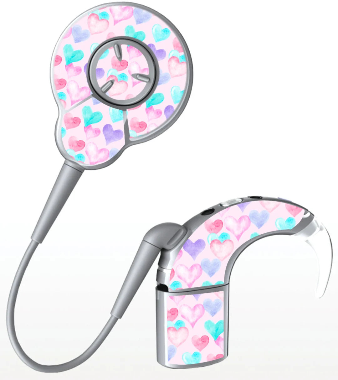 Hearts Cochlear Implant and Hearing Aid Skins - Etsy | Etsy (US)