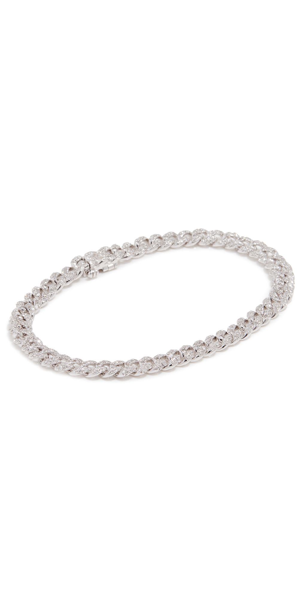 SHAY 18k White Gold Mini Pave Link Bracelet | Shopbop | Shopbop