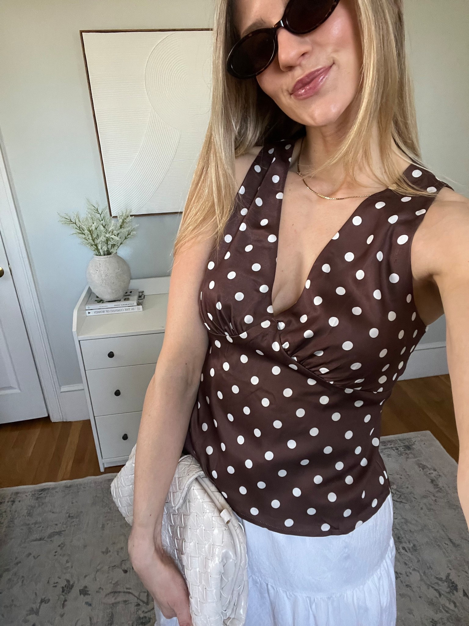 Spring outfit styling with polka dots and a white maxi!!

#LTKspring #LTKootd #LTKspringtrends