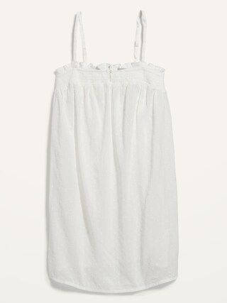Smocked Textured Clip-Dot Cami Nightgown for Women | Old Navy (US)