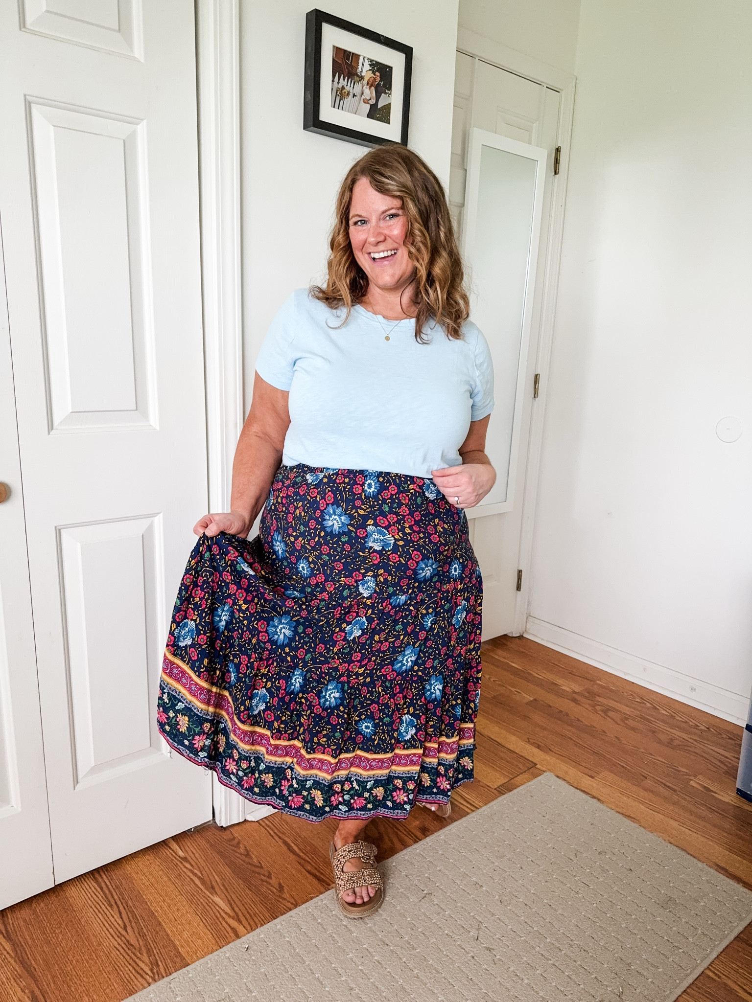 Warm weather teacher outfit - maxi skirt and tee 

My tee is old so linking a super similar one (that I also own and love!)

#LTKMidsize #LTKWorkwear #LTKBump