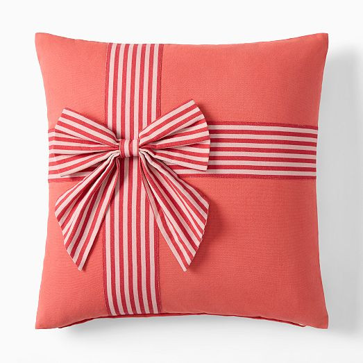 Santa Present Pillow | West Elm (US)
