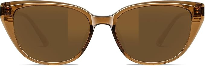 B.N.U.S Corning Glass Lens Polarized Sunglasses for Women - Retro Fashion Sunglasses UV400 Protec... | Amazon (US)