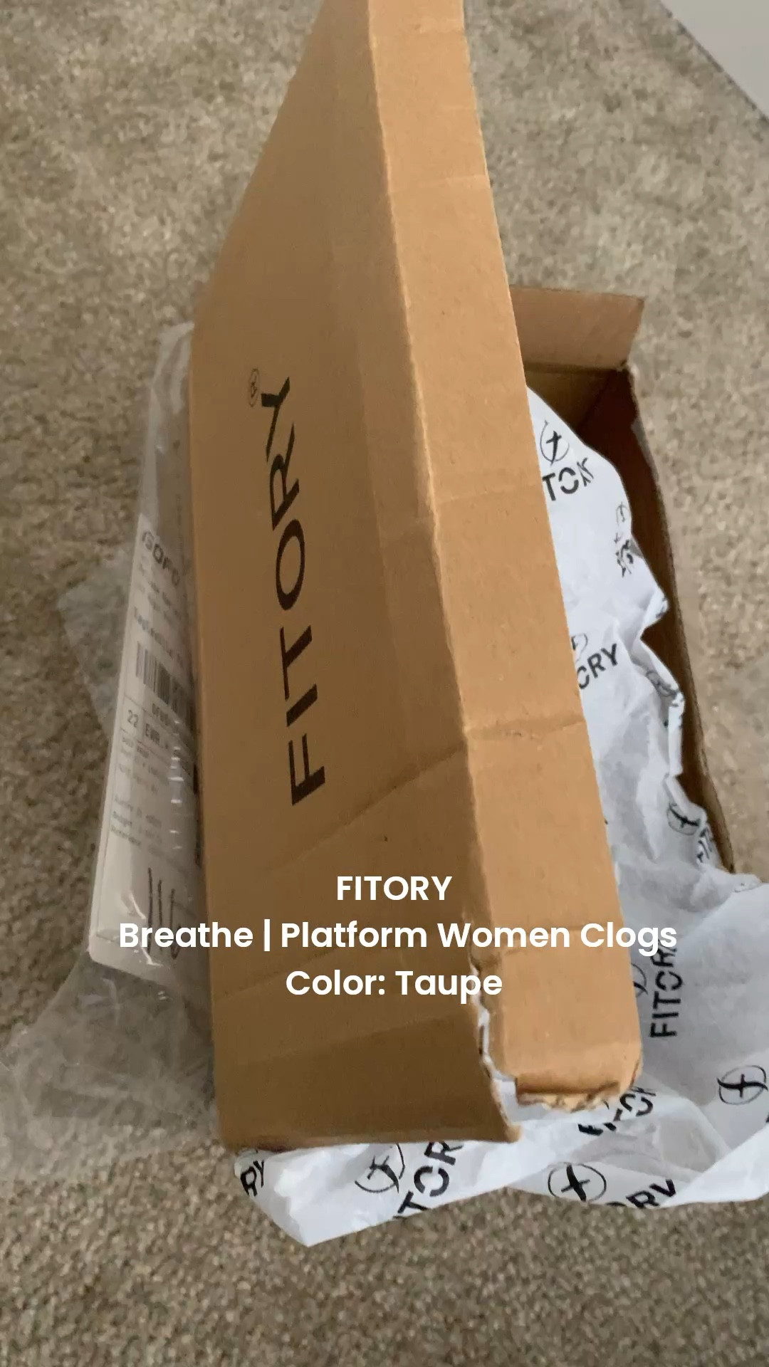 Official UNBOXING!!

More info: Color: Taupe, Breathe Platform Clogs!
@fitory_official #ad #sponsored #fitoryshoes