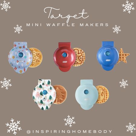 Target mini waffle makers 


#LTKSeasonal #LTKHoliday #LTKhome
