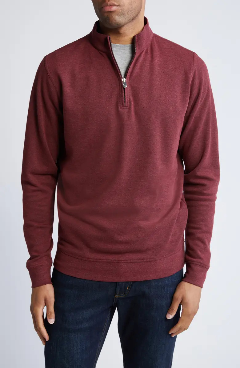 Crown Comfort Piqué Quarter Zip Pullover | Nordstrom