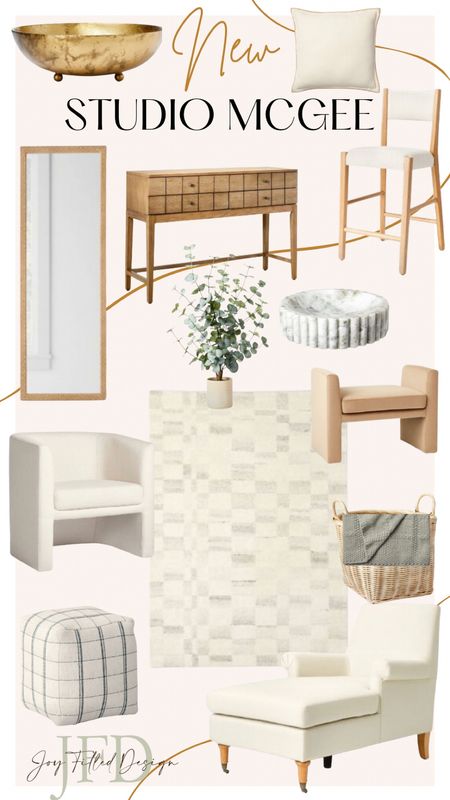 New studio mcgee line at target is available. Console tables, living room furniture, home decor, modern farmhouse home decor, bar stools, poof, chaise lounge

#LTKstyletip #LTKSeasonal #LTKhome