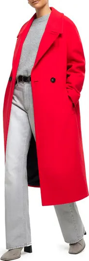 Oversize Slouch Double Breasted Coat | Nordstrom