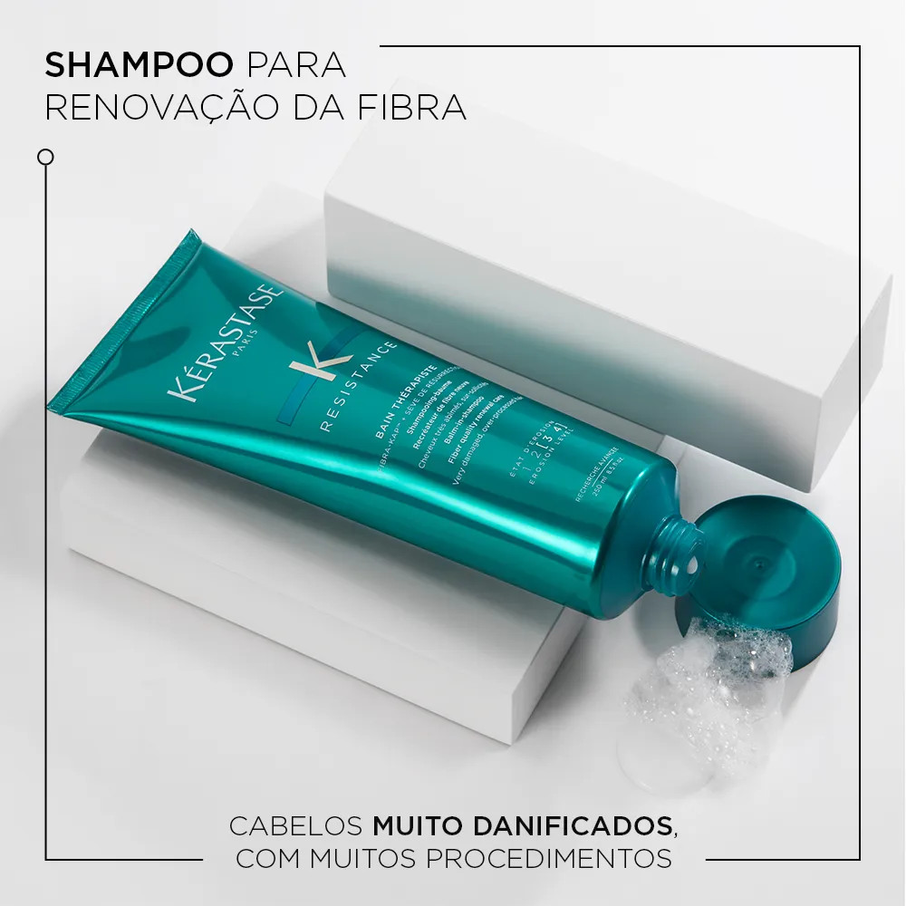 Shampoo Kérastase Résistance Bain Therapiste 250 ml - AMOBELEZA - Produtos para Cabelo, Perfume... | Amobeleza (BR)