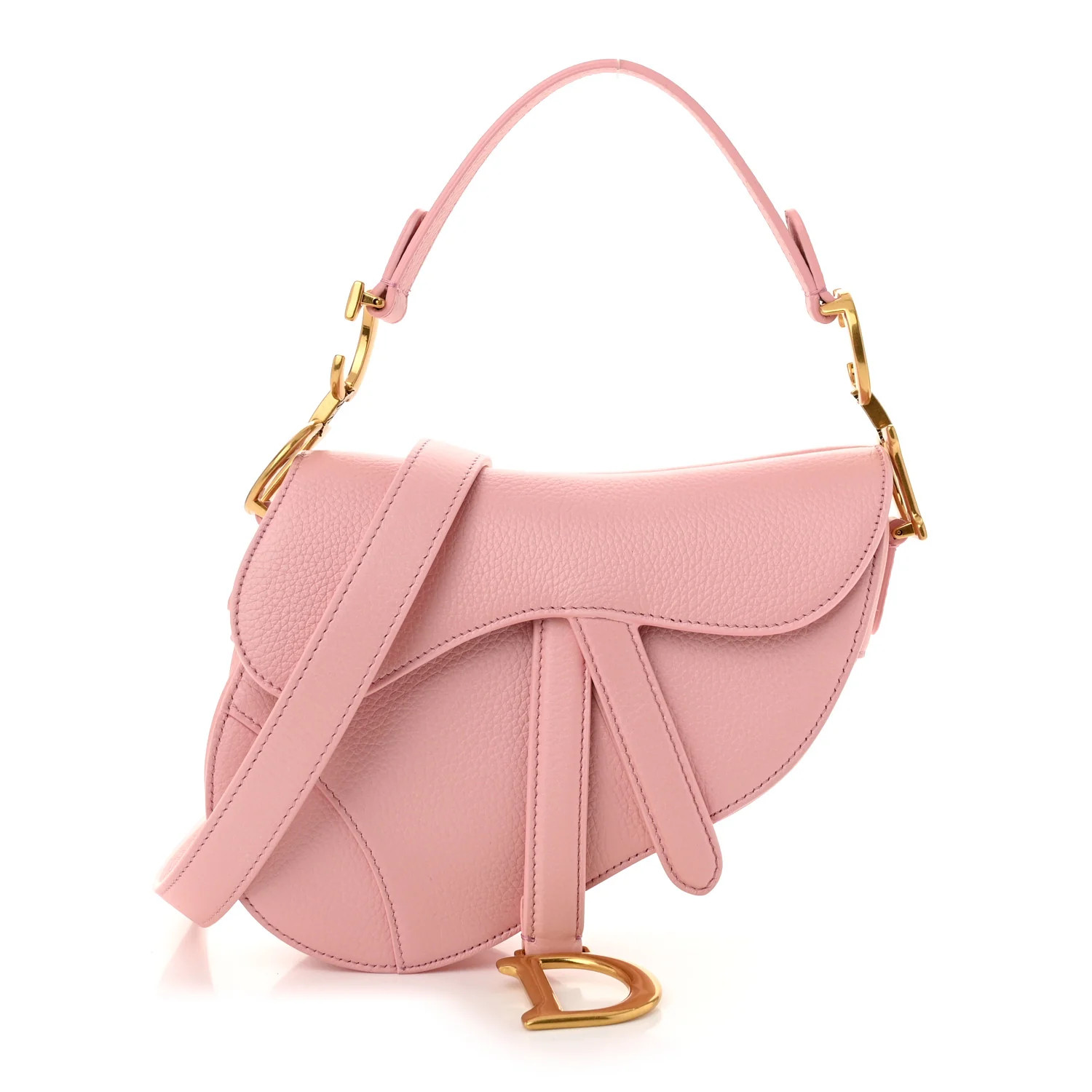 Deerskin Mini Saddle Bag With Strap Melacoton | FASHIONPHILE (US)