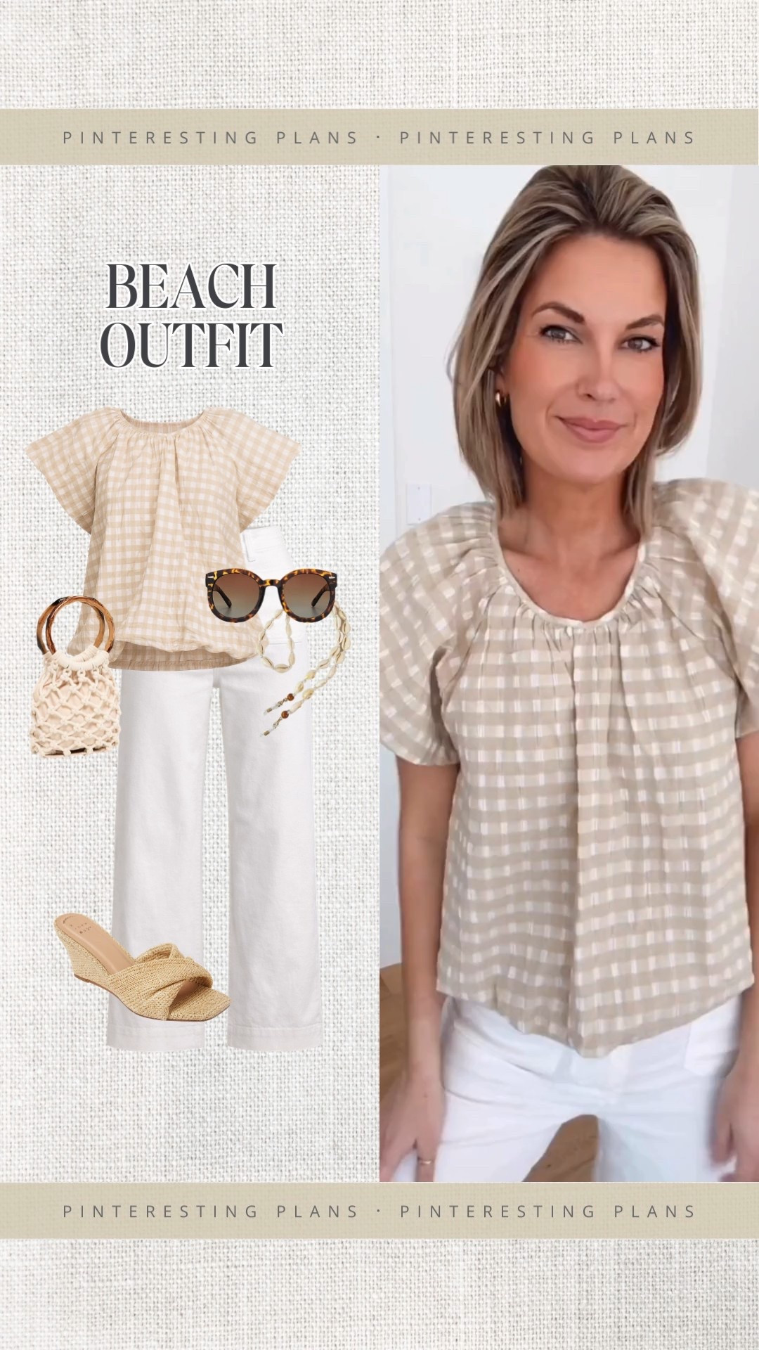 I am 5’11” wearing small in this top and 27 tall in the beach pants. A great vacation outfit!  Sandals true to size  

#LTKOver40 #LTKTravel #LTKTall