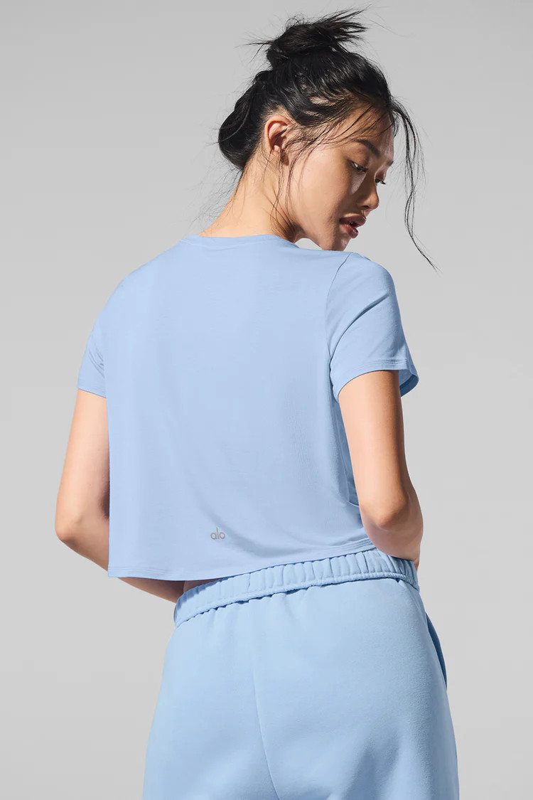 Cropped All Day Short Sleeve | Alo Yoga (US)