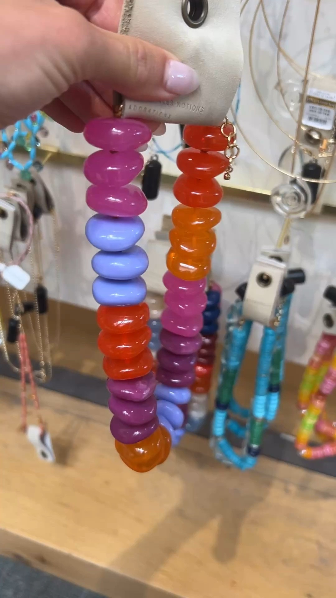 The most beautiful chunky bead necklace