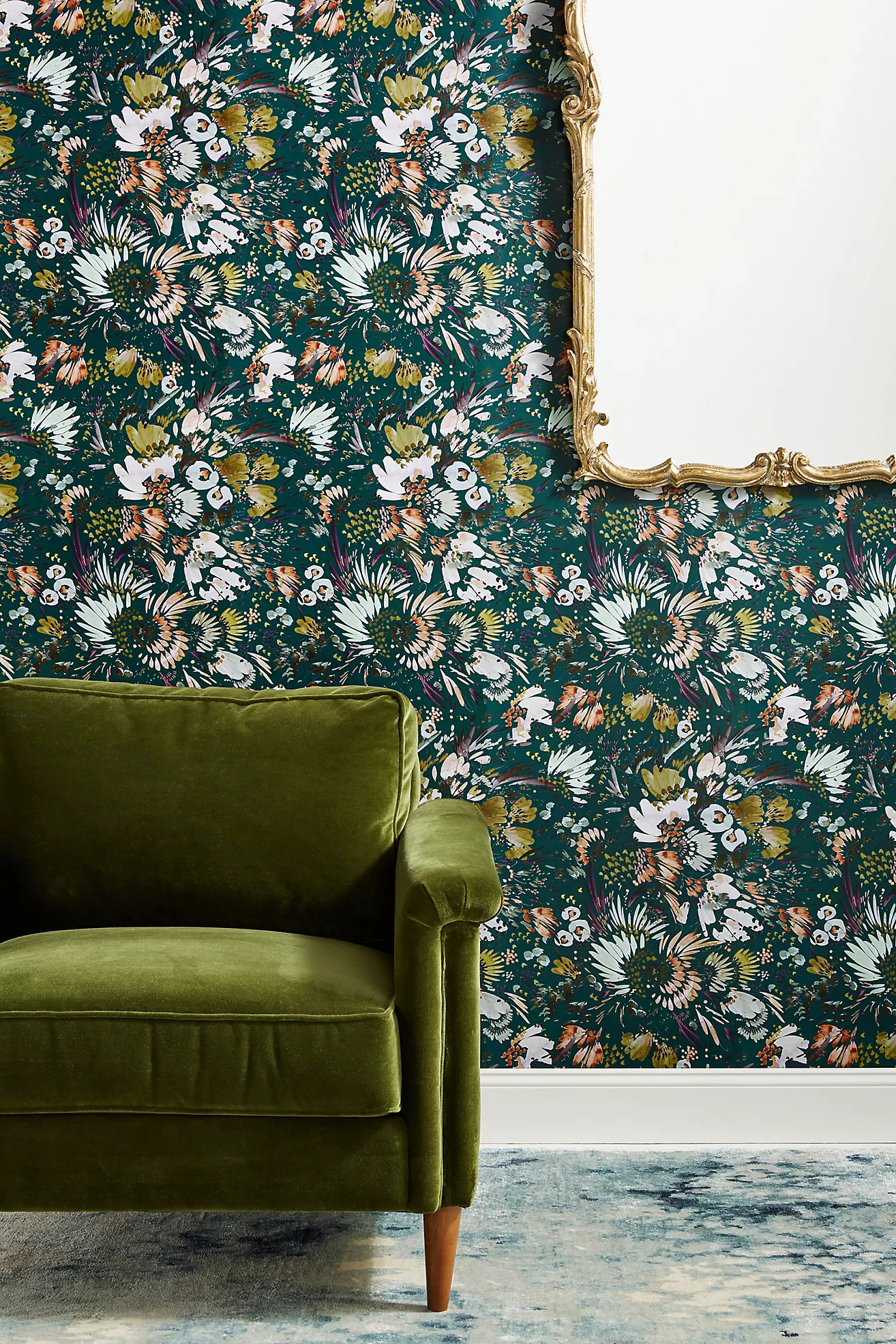 Kelly Ventura Flowerbed Wallpaper | Anthropologie (US)
