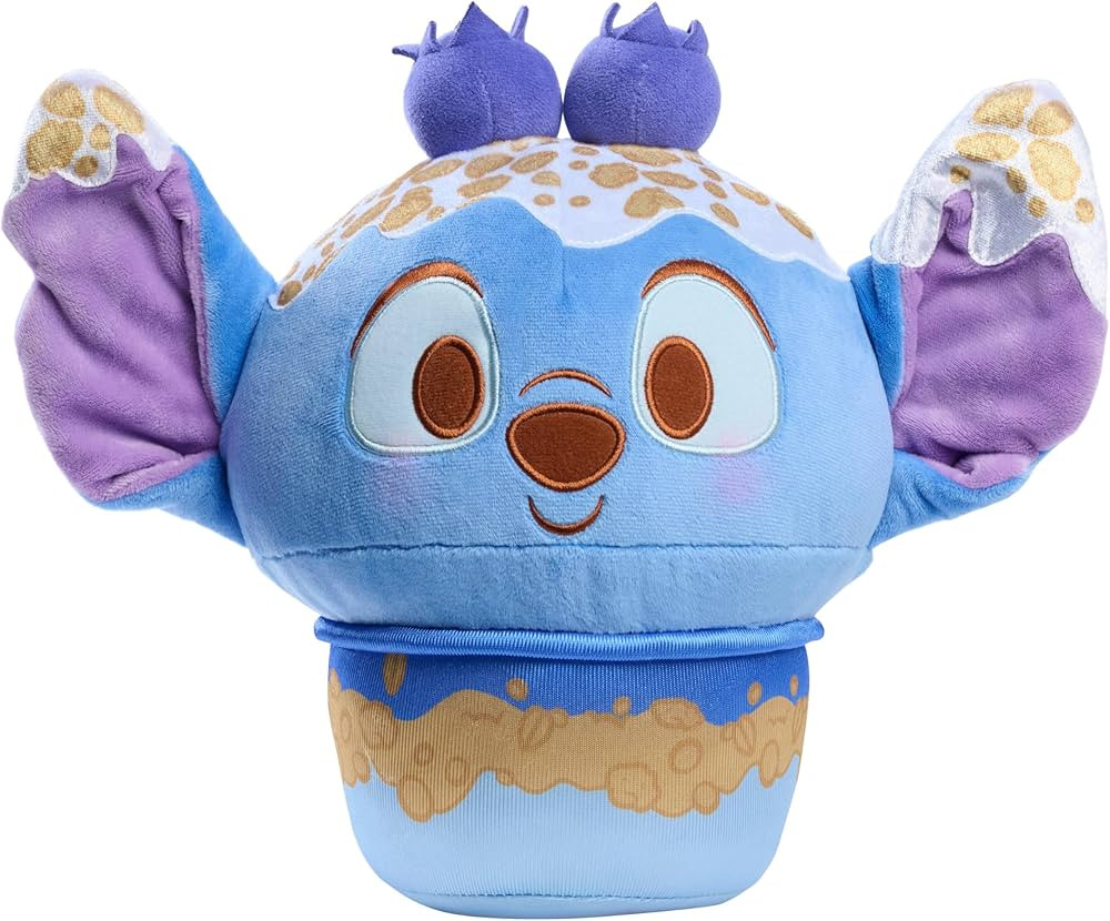 Just Play Disney Munchlings Squeeze-A-Munch Large Scented Blueberry Crumble Frozen Yogurt Stitch ... | Amazon (US)