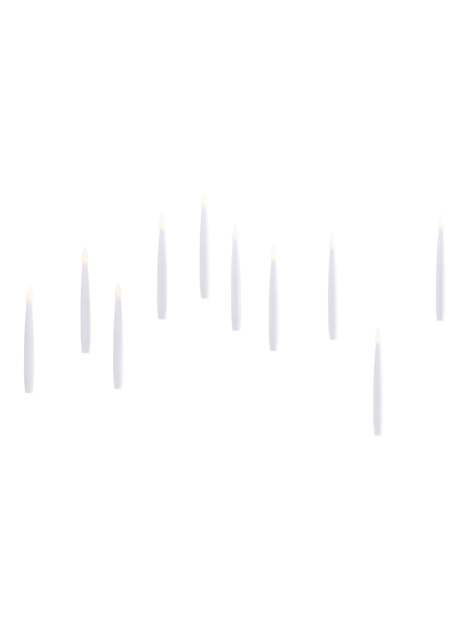 Set Of 10 Led Hanging Candles With Remote Control | TJ Maxx