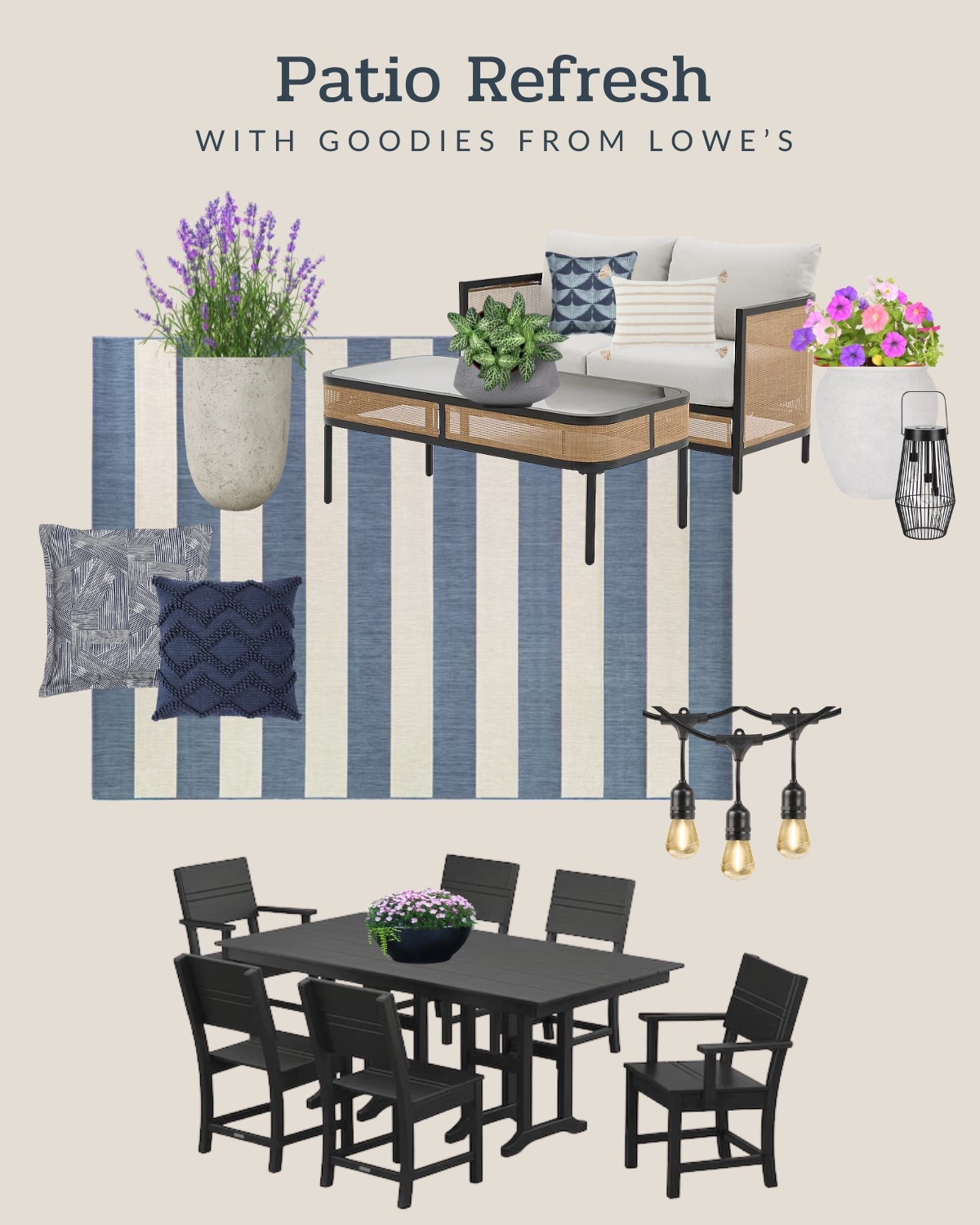 This backyard refresh is going to be amazing! Check out all of these outdoor pieces from @loweshomeimprovement and stay tuned for the big reveal. #LowesPartner #ad

#LTKSeasonal #LTKHome #LTKSaleAlert