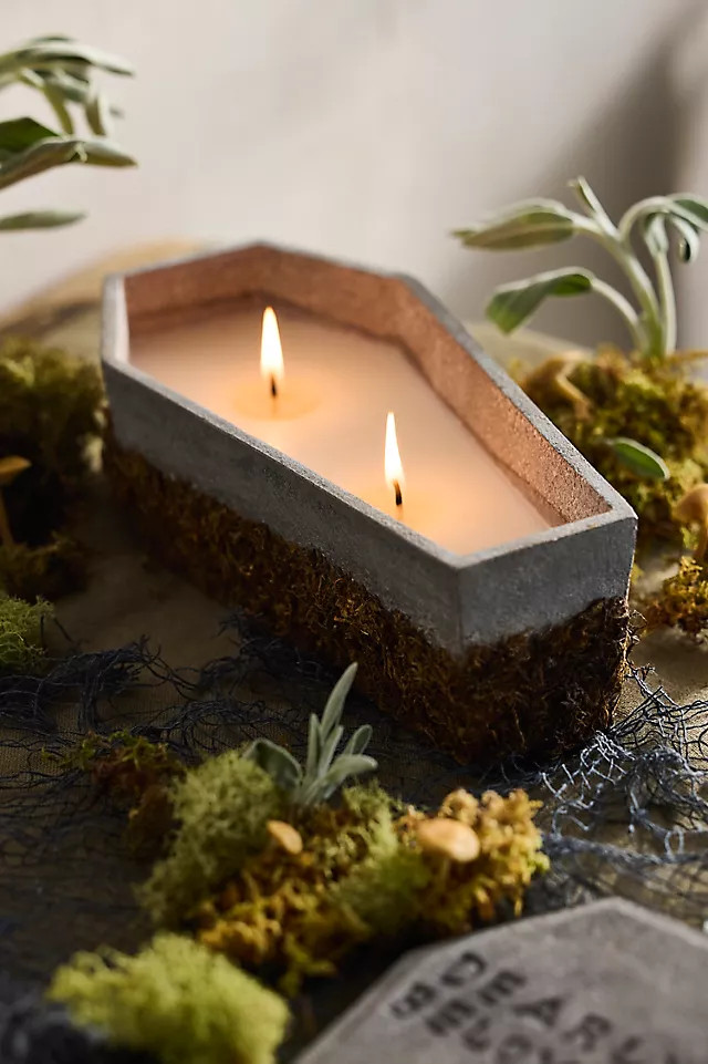 Terrain Halloween Coffin Candle, Tilled Earth | Anthropologie (US)