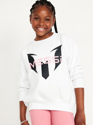 Messi™ Oversized Graphic Sweatshirt for Girls | Old Navy (US)