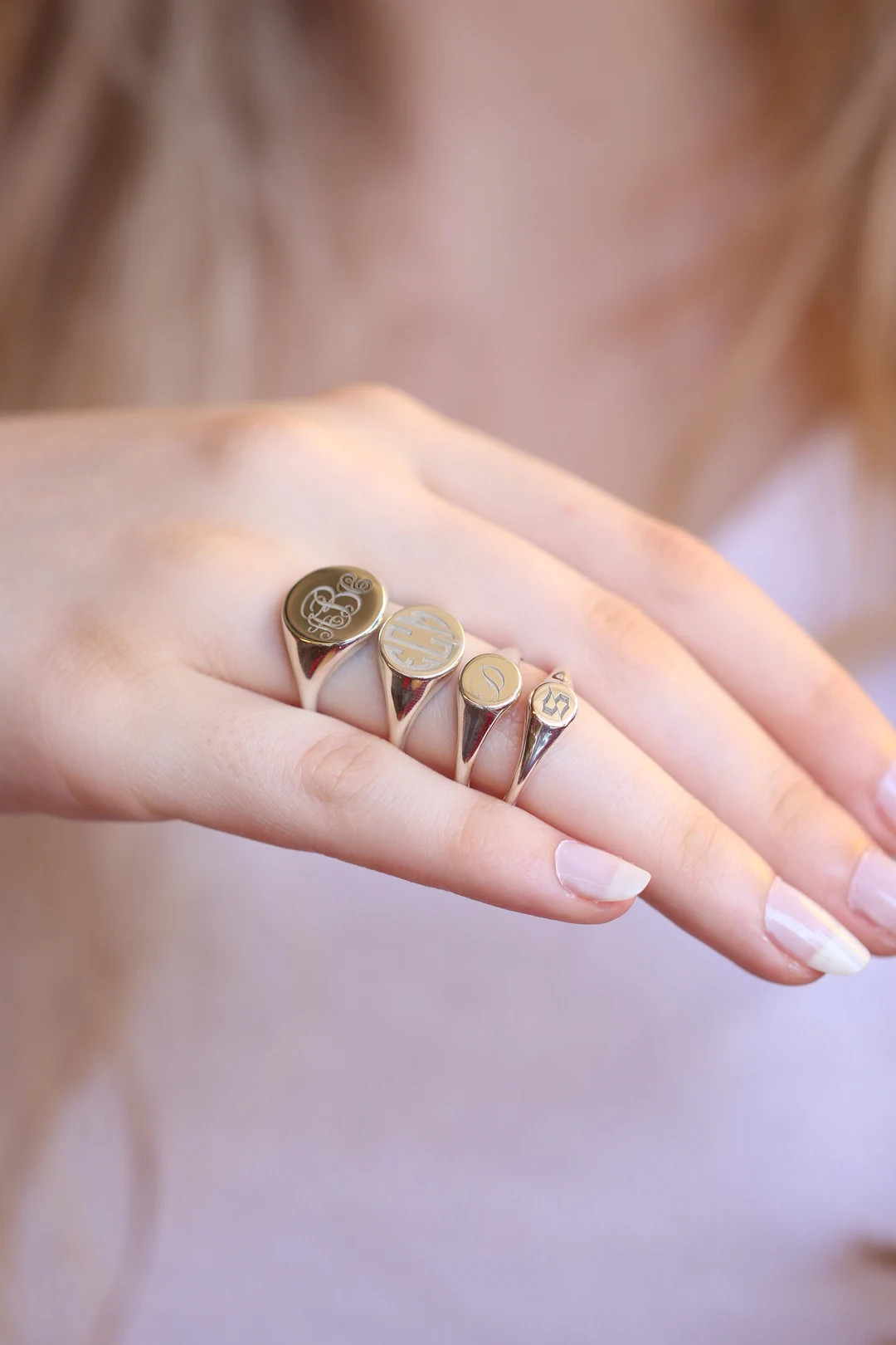 14k & 18k Gold Engraved Signet Ring / Handmade Signet Ring / Gold Signet Ring Available in Gold, ... | Etsy (US)
