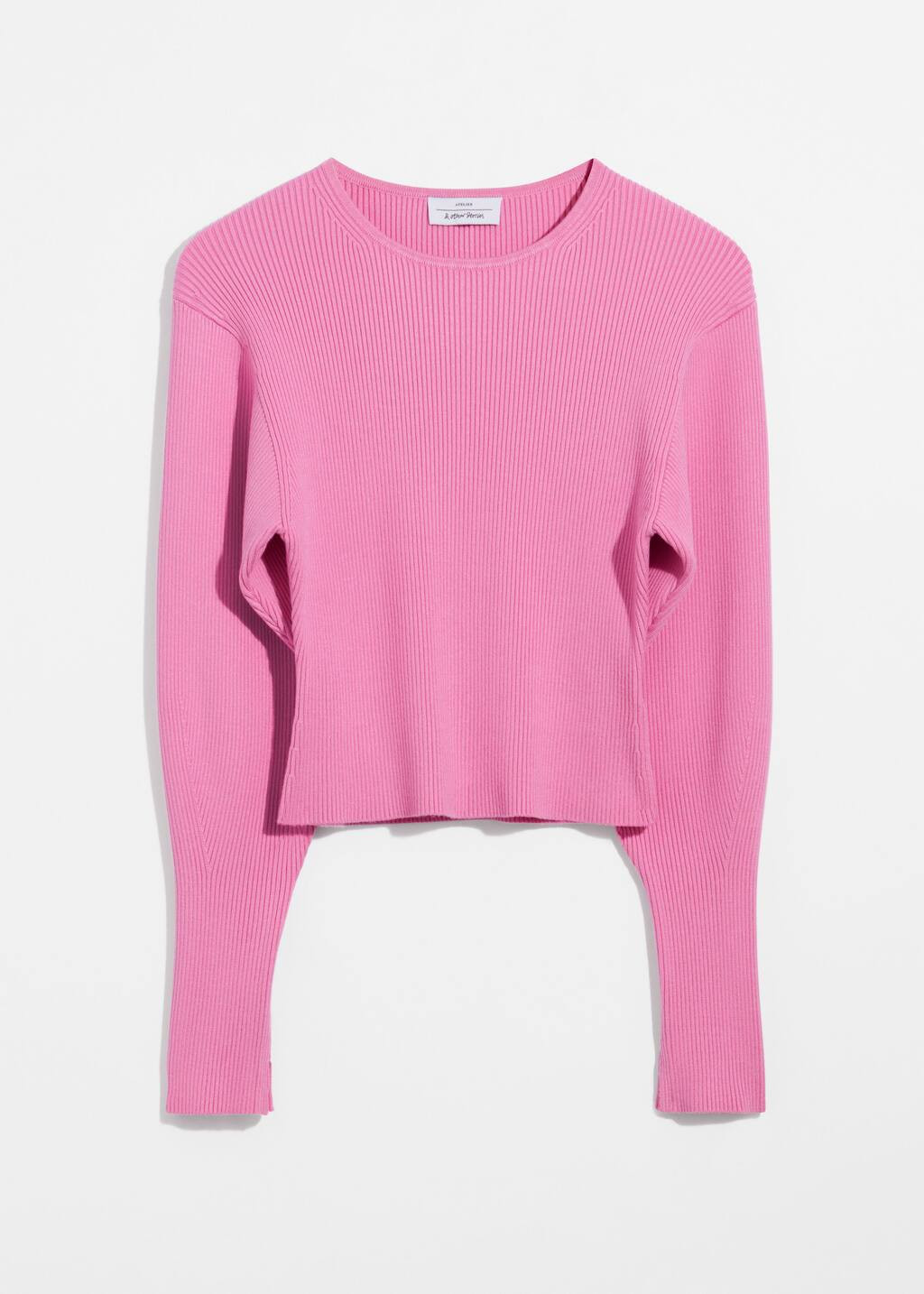 Long-sleeve rib-knit top designed with an accentuated waistline. | & Other Stories - US