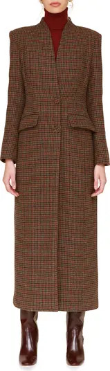 (7)7Stand Houndstooth Tailored Maxi CoatAvec Les Filles | Nordstrom