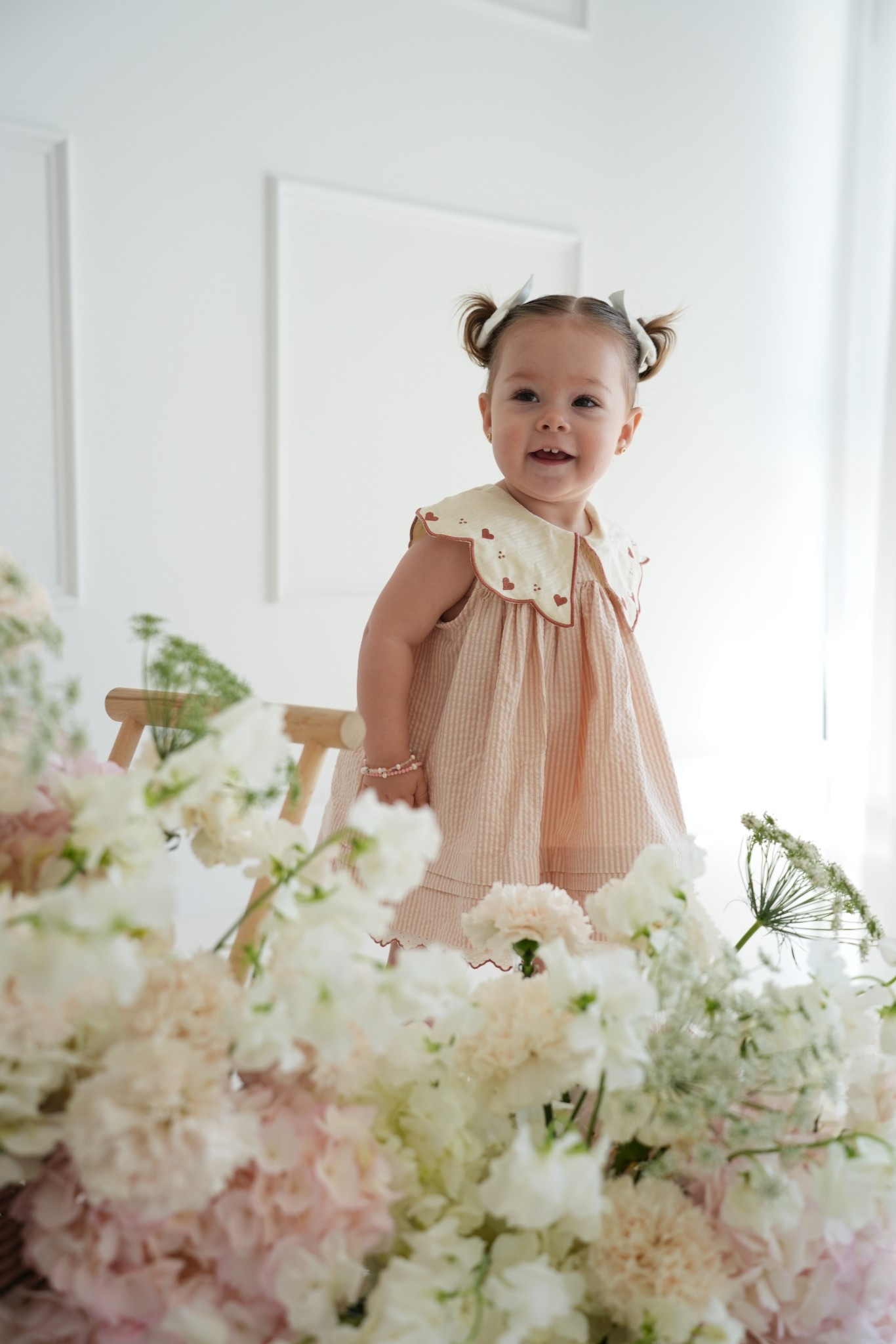 Soft florals, sweet smiles, and my favorite little girl 🤍✨ Similar outfit linked.

#LTKootd #LTKKids #LTKValentine