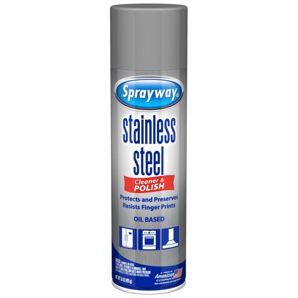 Sprayway Stainless Steel Cleaner and Polish 15 ounce - Walmart.com | Walmart (US)