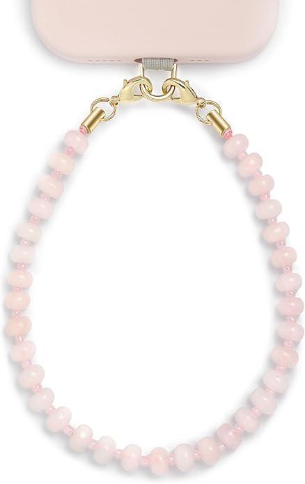 POSADINA Natural Stone Phone Charm, Beaded Healing Phone Wrist Strap, Handmade Cellphone Chain La... | Amazon (US)
