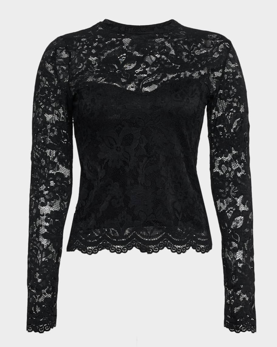 Generation Love Clayton Lace Long-Sleeve Top | Neiman Marcus